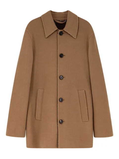 Burberry button single-breasted coat