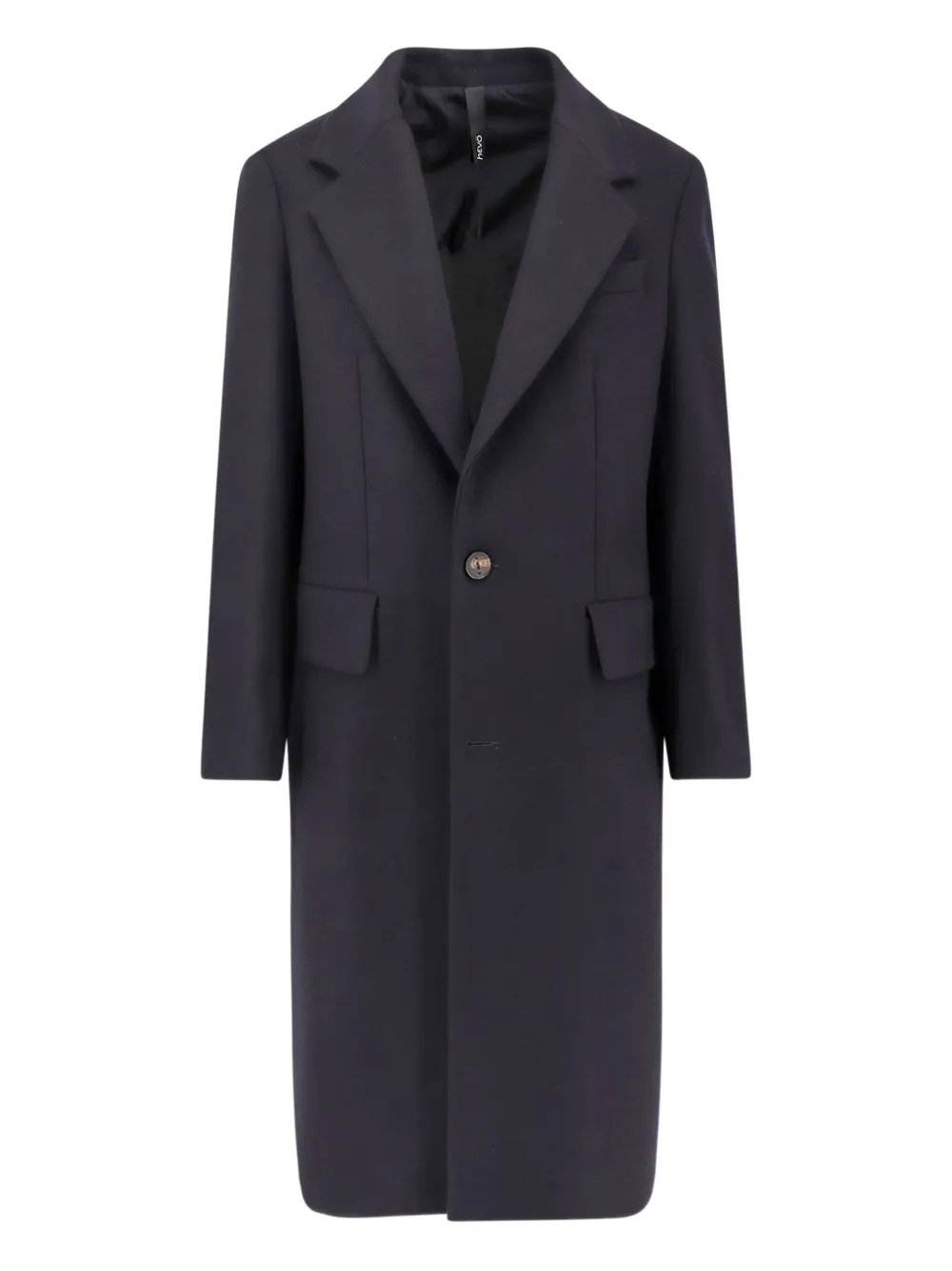 Hevo Trinitapoli button-fastening coat | Blue | Image 1