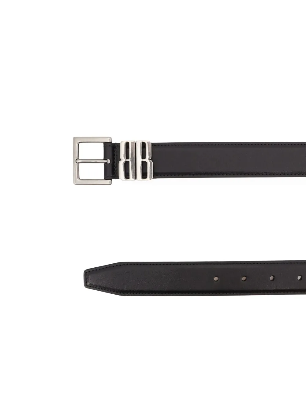 Balenciaga buckle loop-detail belt - Zwart