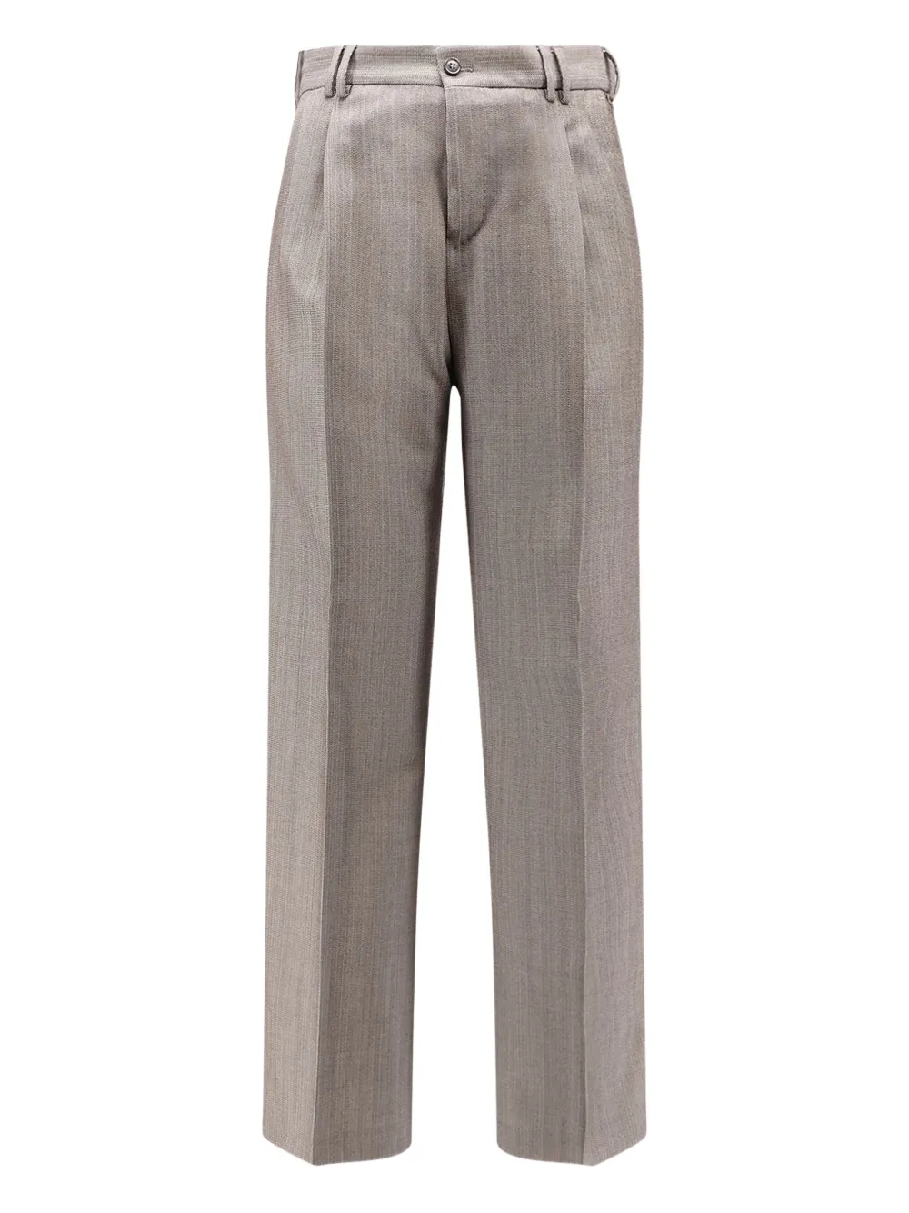 PT Torino buttoned logo trousers | Grey | Image 1