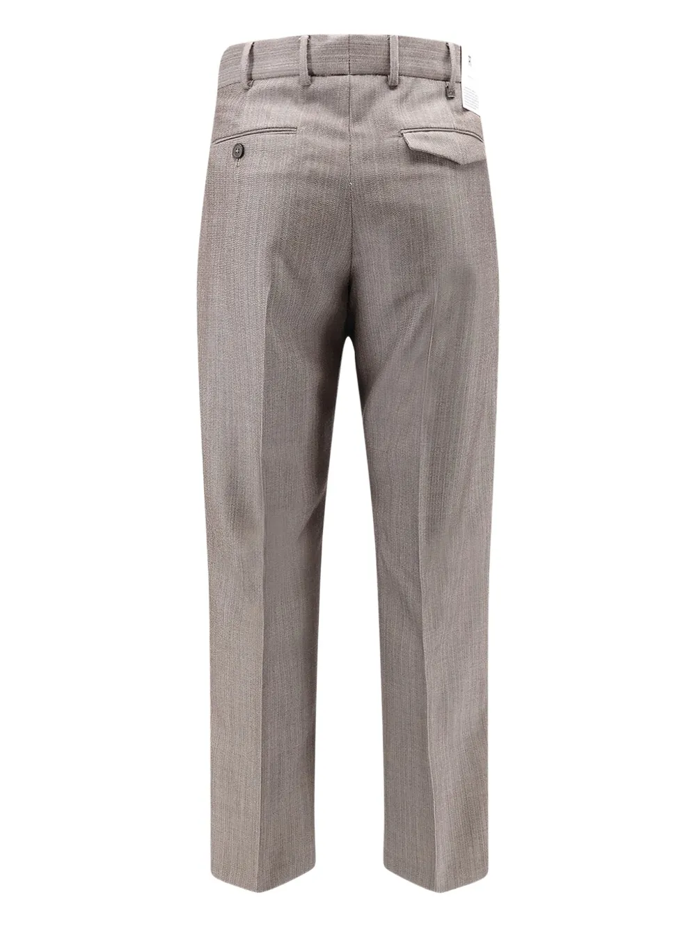 PT Torino buttoned logo trousers - Grijs