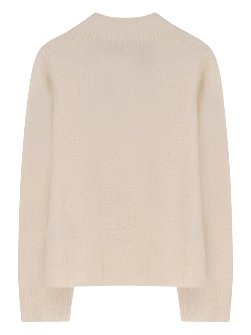 Hugo Boss Fubrina Wool And Cashmere Sweater In Neutral
