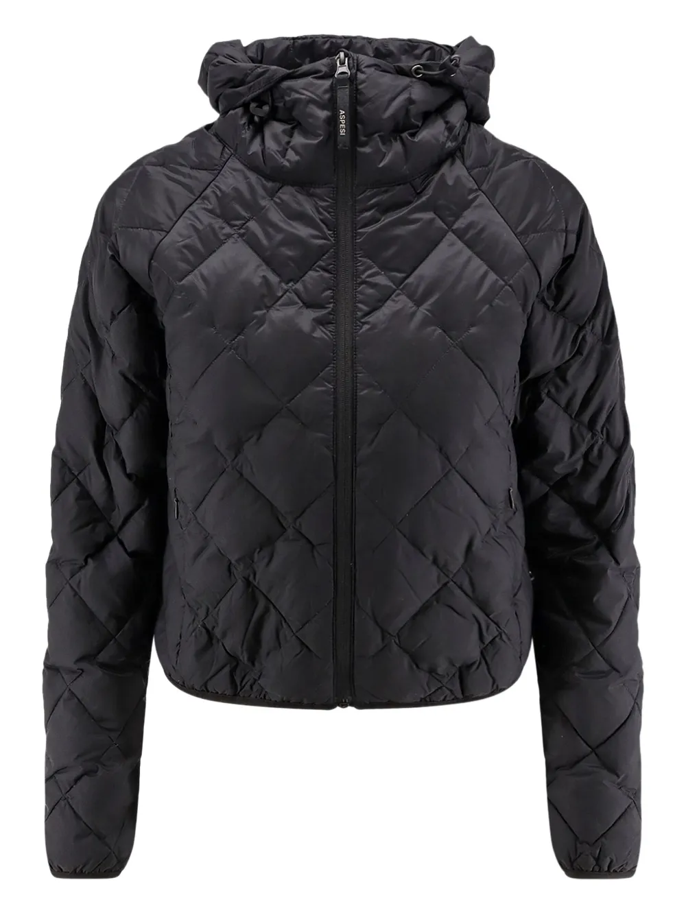 ASPESI zip quilted jacket | Black | Image 1
