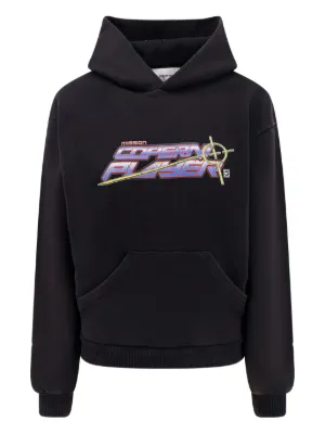 Martine Rose logo-print Hoodie | Grey | FARFETCH