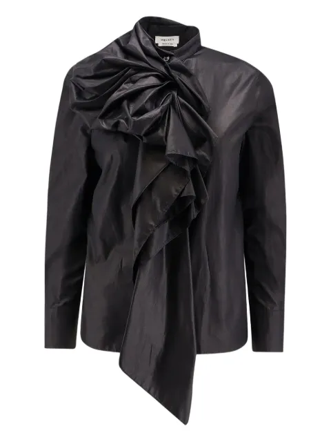 Alexander McQueen bow-detailed buttoned shirt