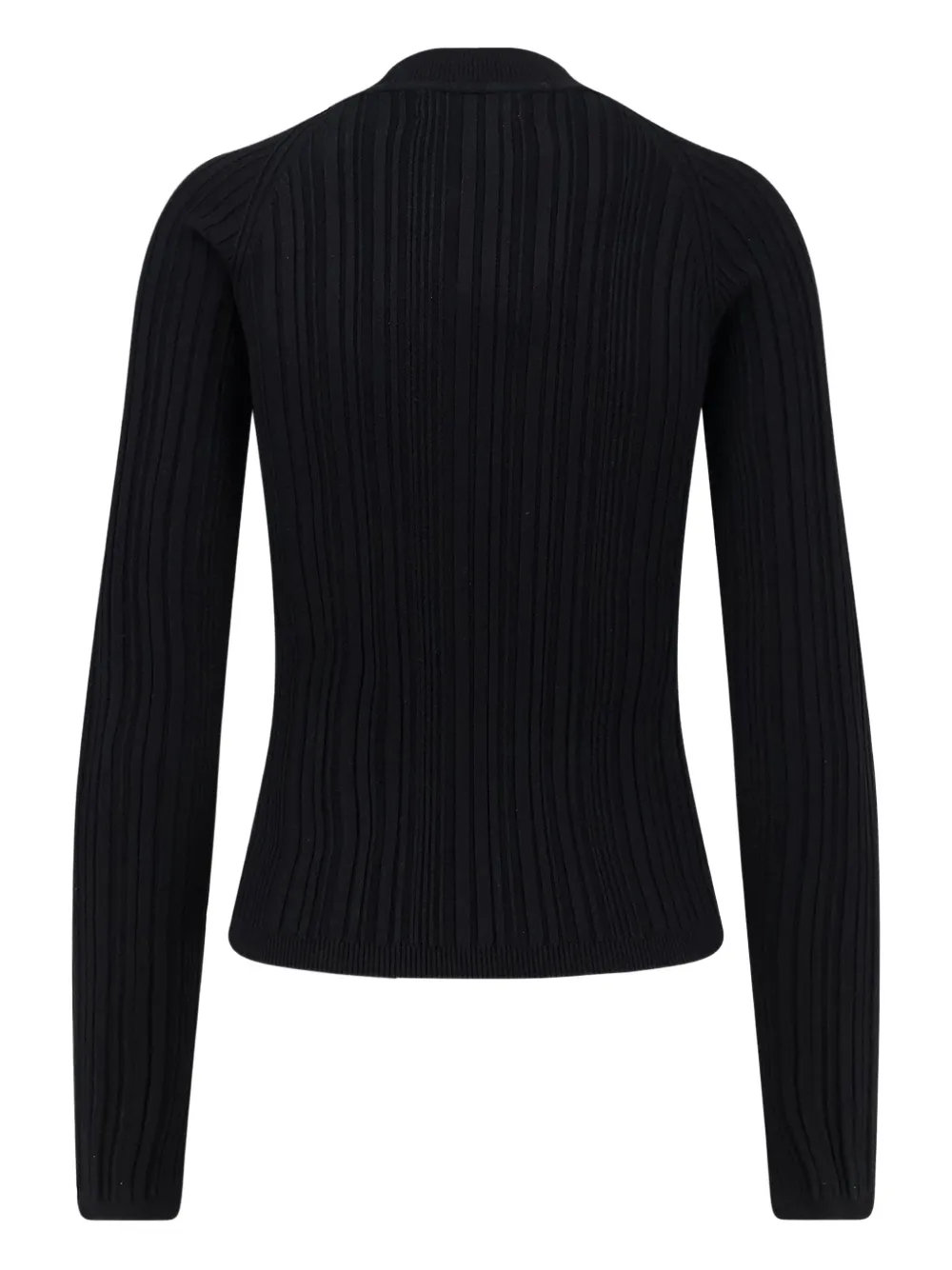 Chiara Boni La Petite Robe Mock-neck Sweater In Black