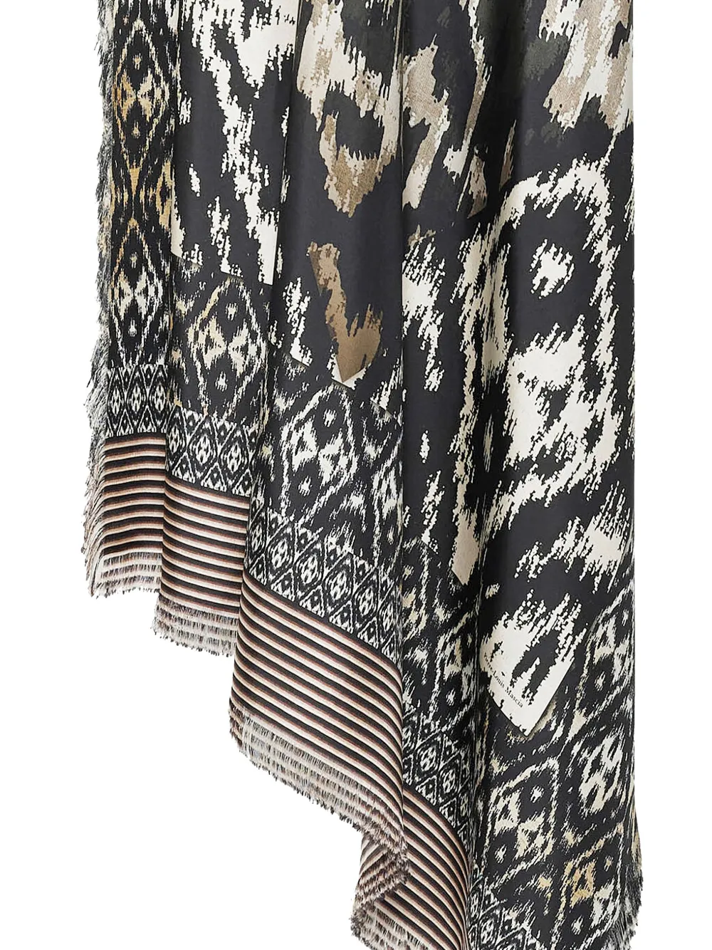 Pierre-louis Mascia Printed Silk Shawl In Multi