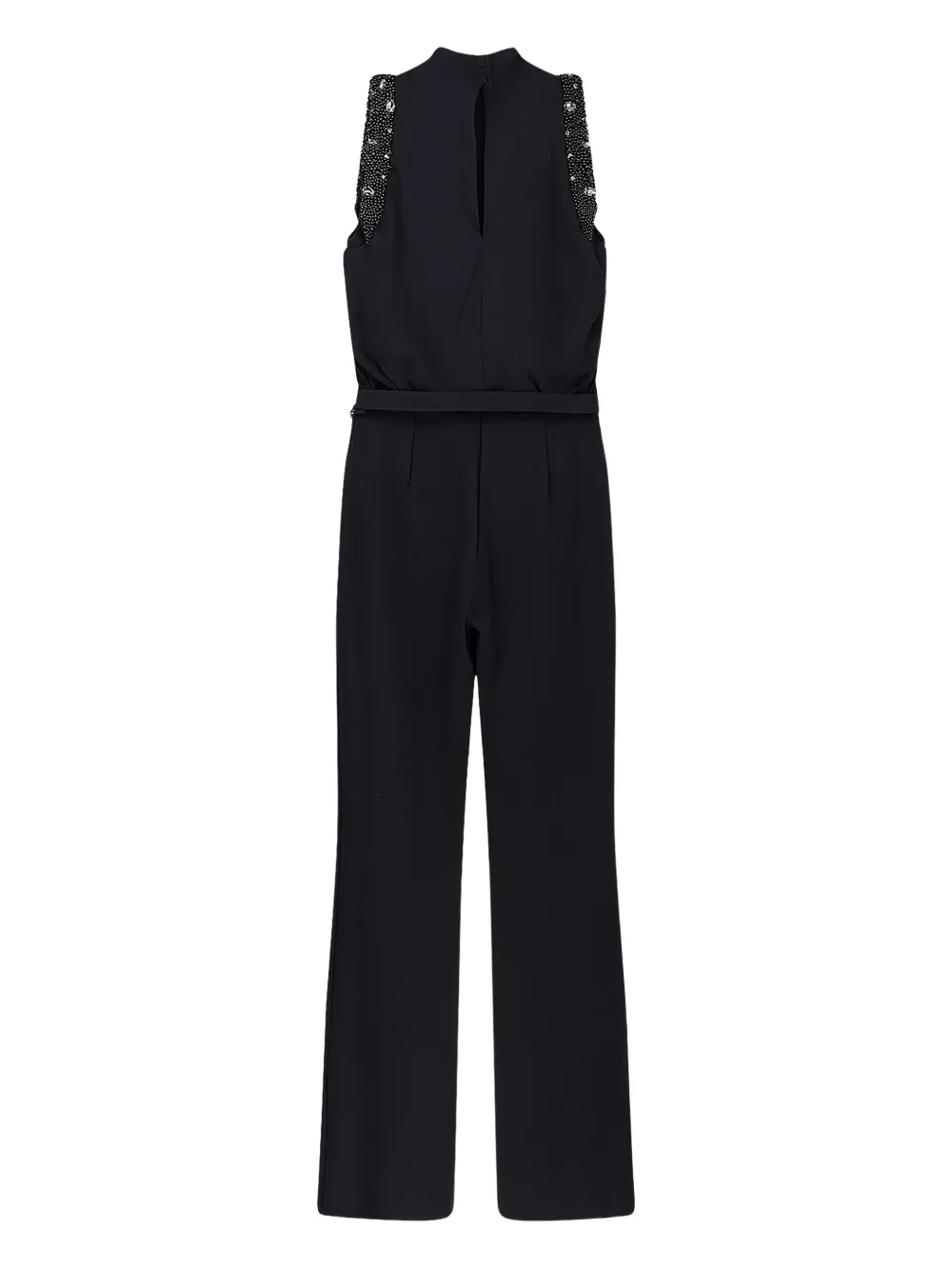 CHIARA BONI La Petite Robe beaded stone detail jumpsuit - Zwart