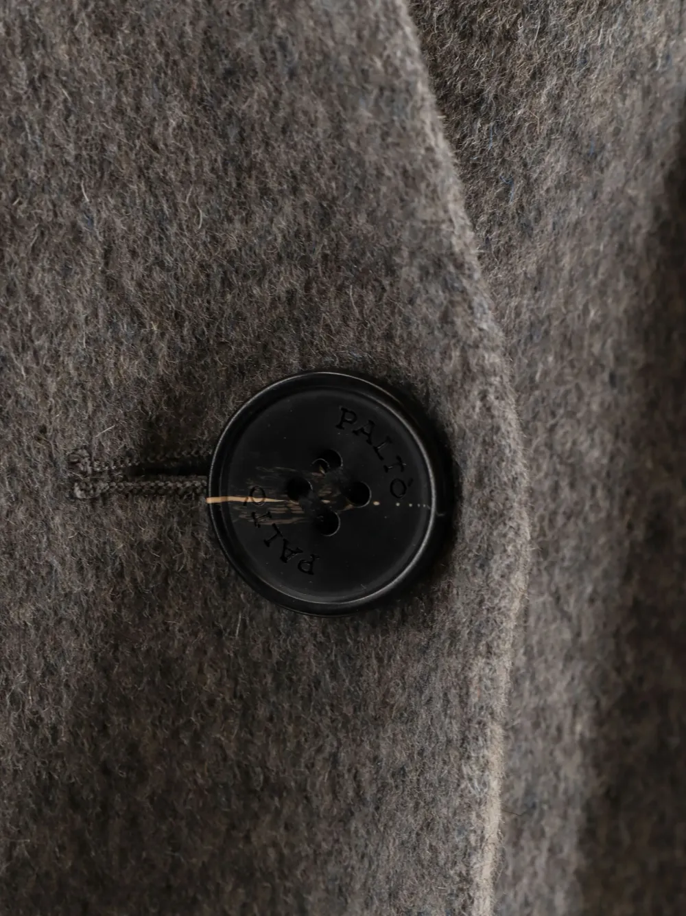 Paltò Filo Db Wool Coat In Gray