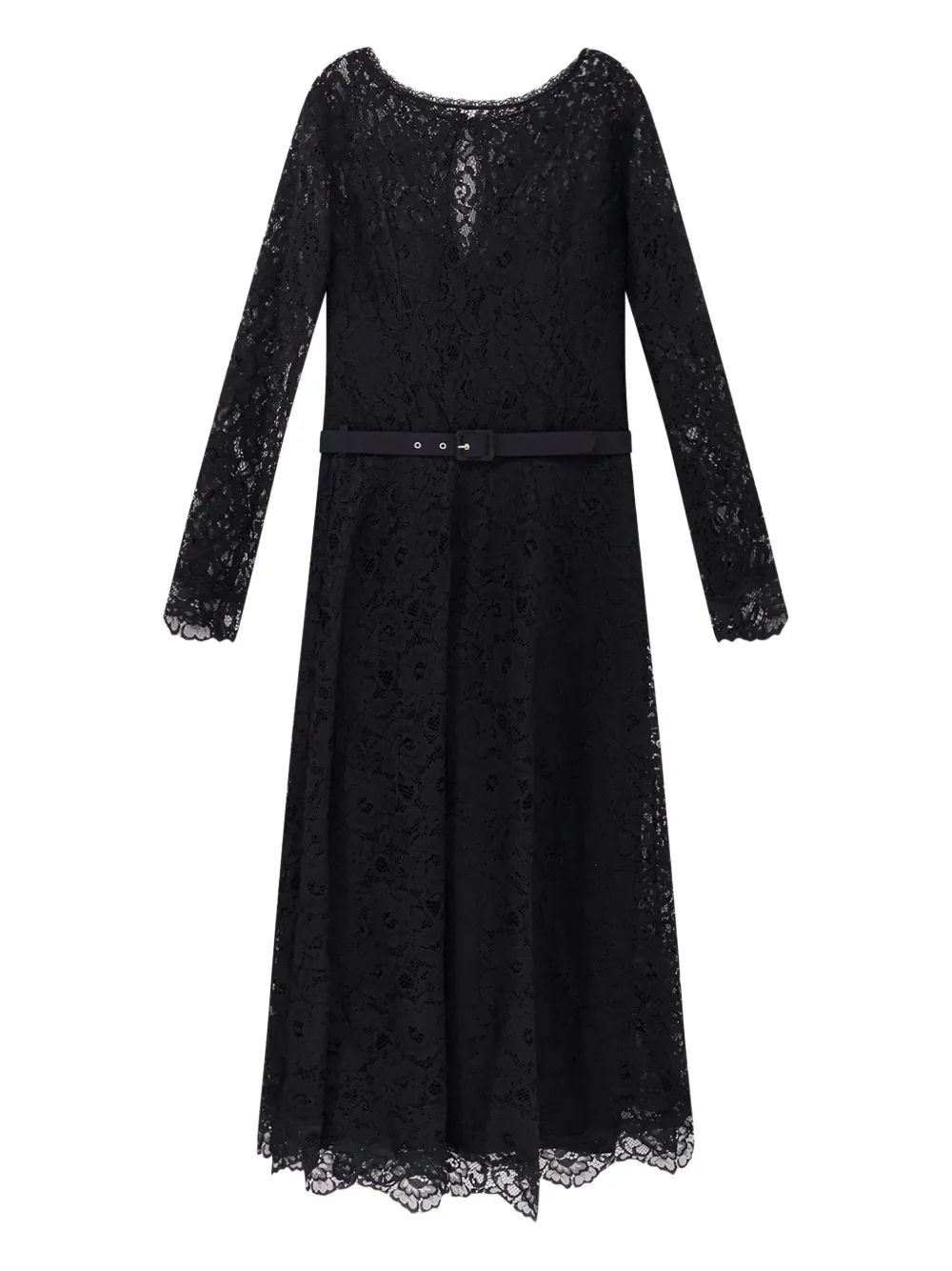 CHIARA BONI La Petite Robe V-neck midi dress - Zwart