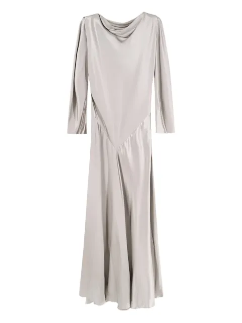 Alberta Ferretti cut-out long sleeve dress