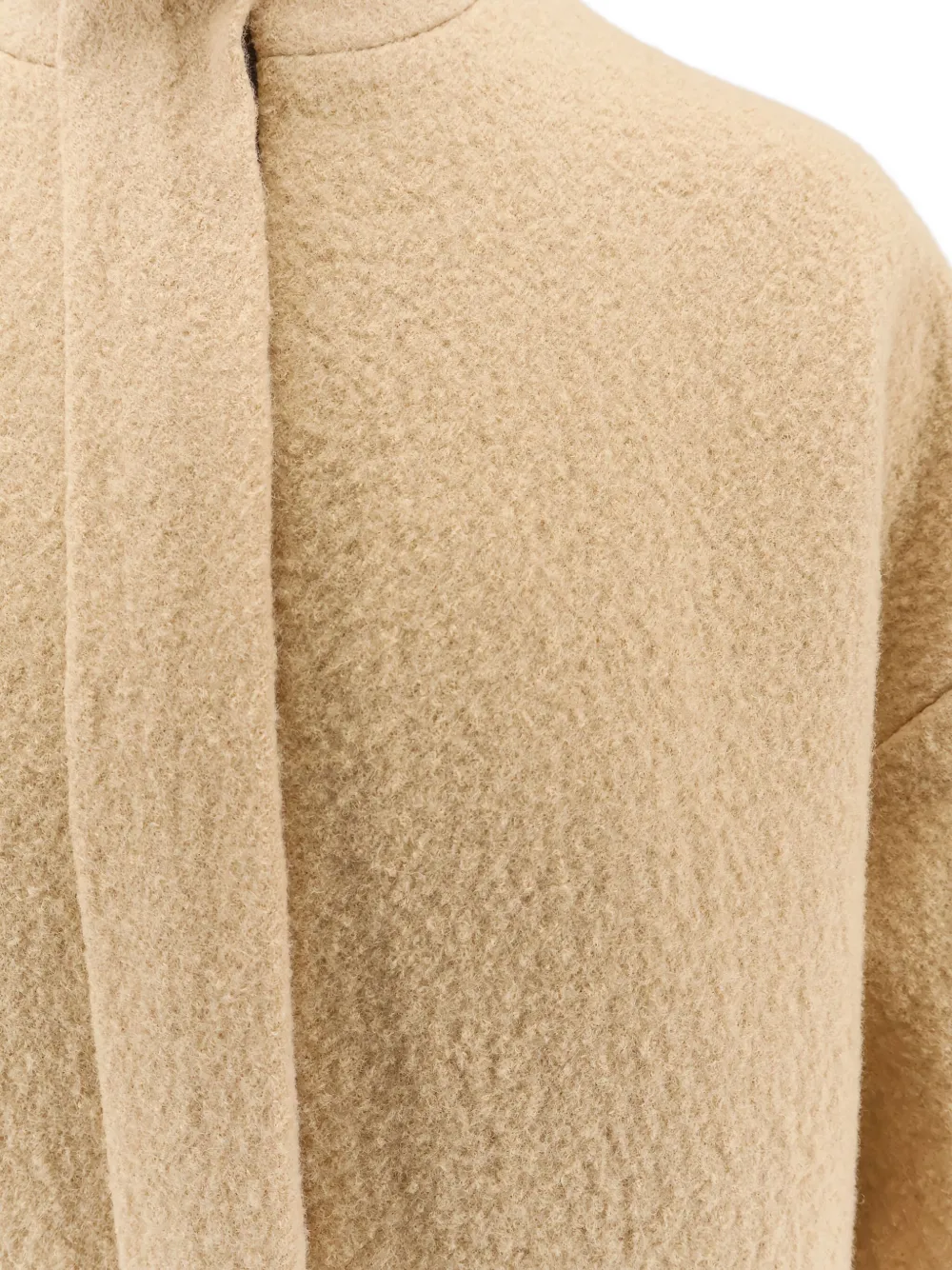 Hevo Porto Selvaggio Virgin Wool Jacket In Neutral