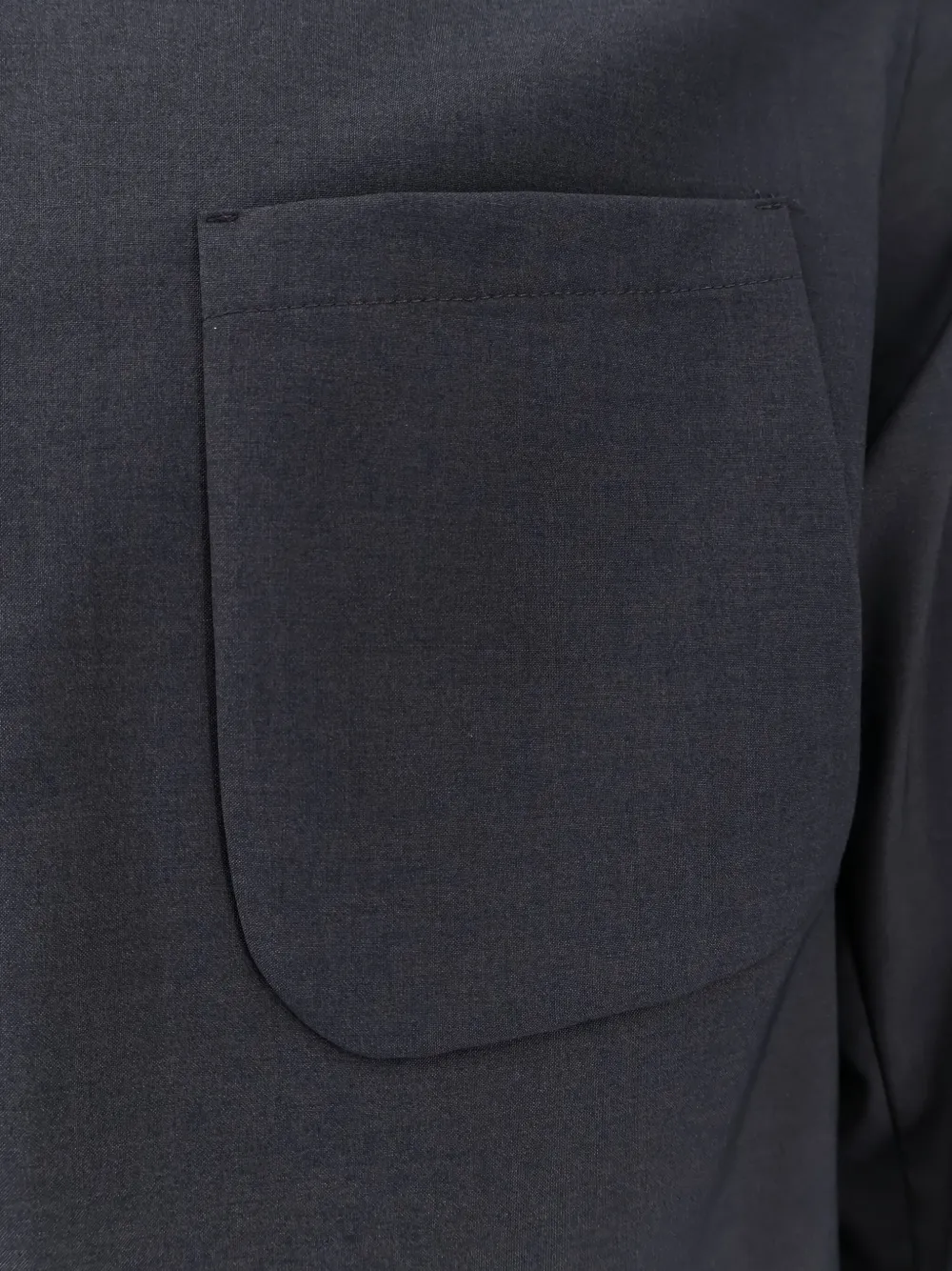 Hevo Bari Viscose Blend Shirt In Blue