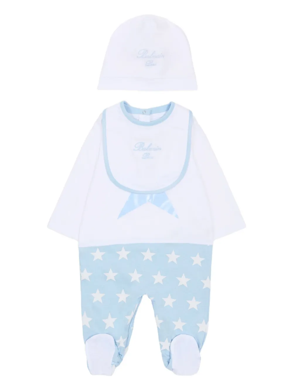Balmain Kids pijama con estrellas estampadas | blanco | Image 1