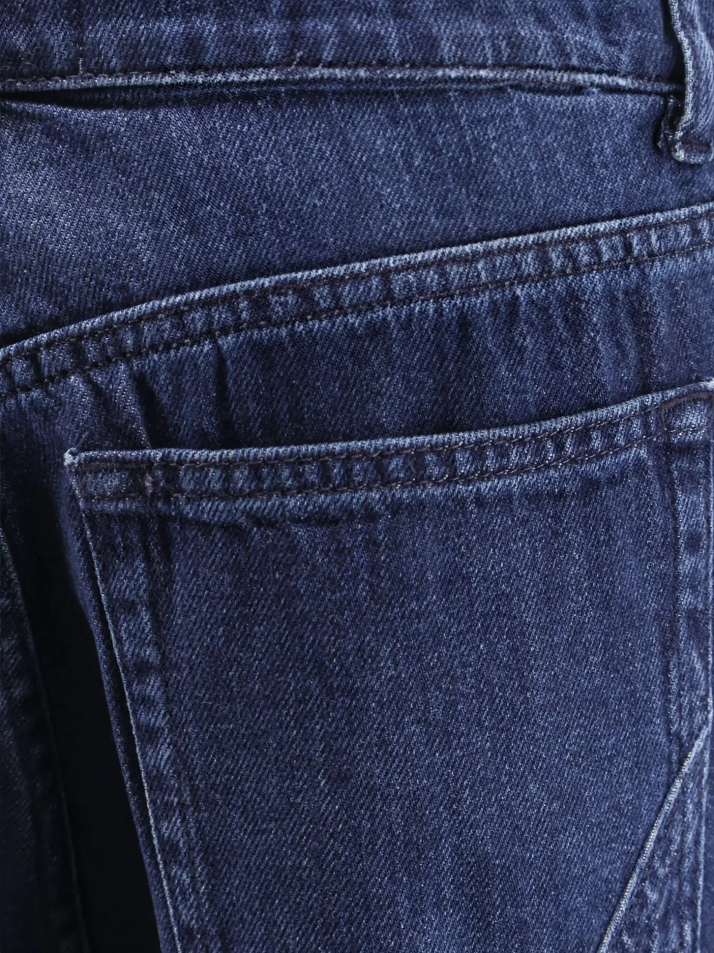 3x1 Boyfriend jeans met vijf zakken Blauw