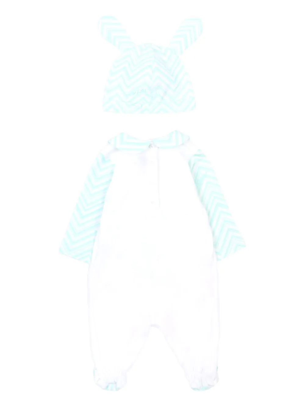 Missoni Peter Pan-collar Pajama Set In White