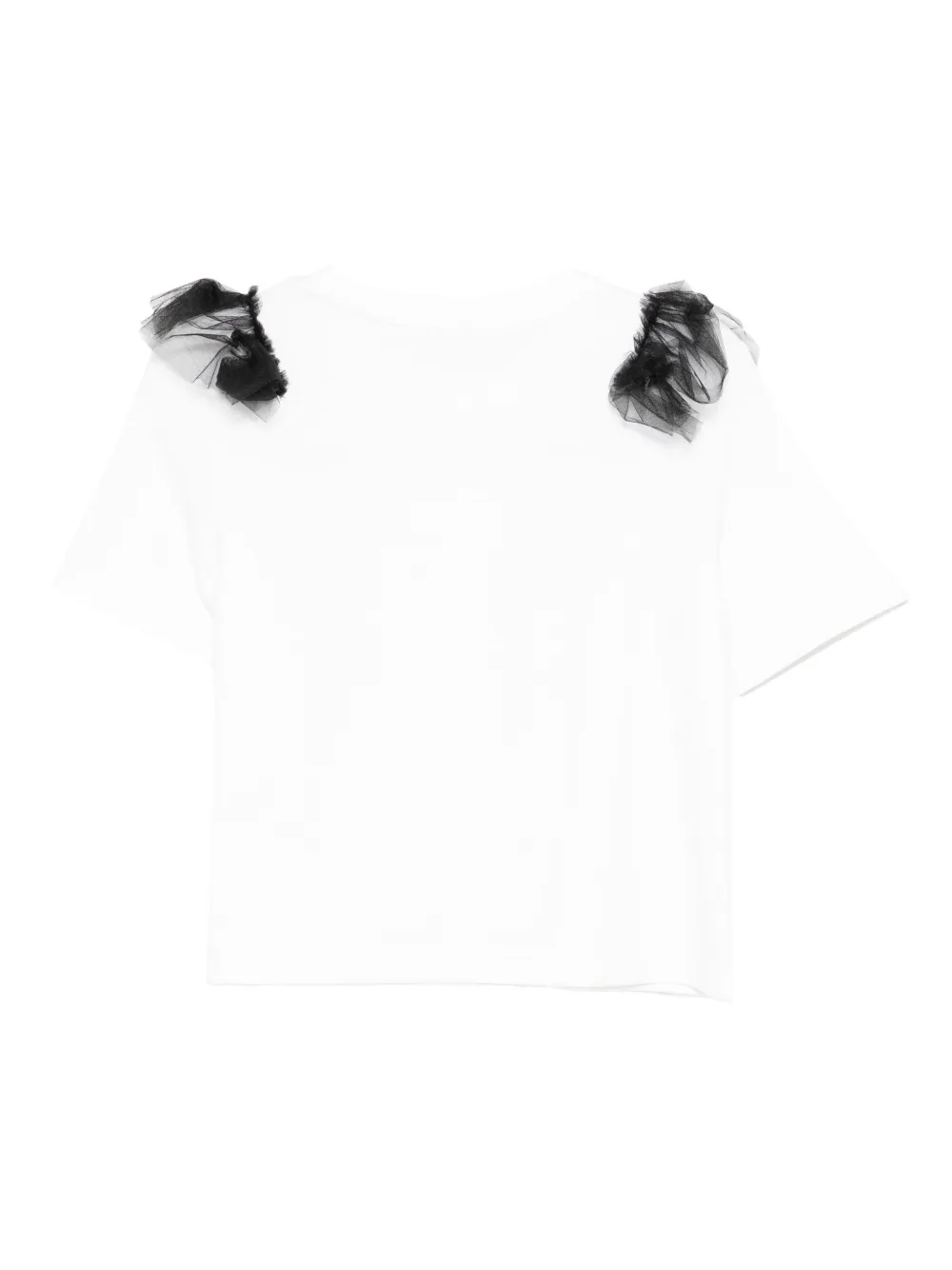 Loulou Studio Ruffled-embellishment T-shirt In White