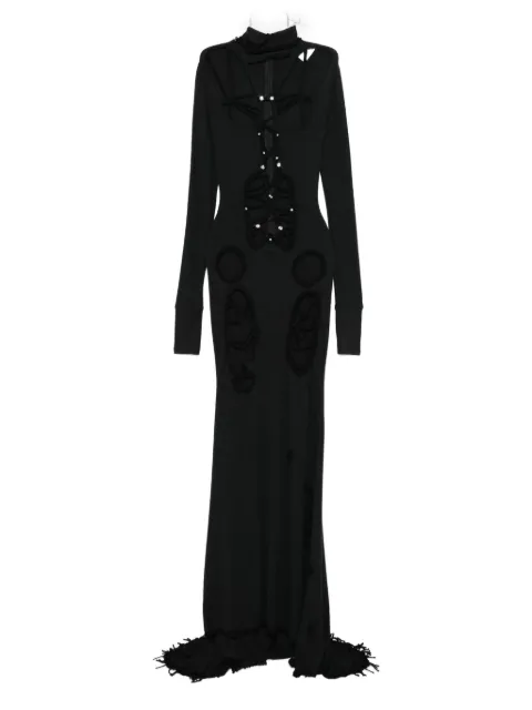 Loulou cut-out embellished maxi dress