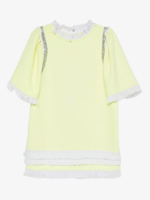 Loulou fringe-trim mini dress