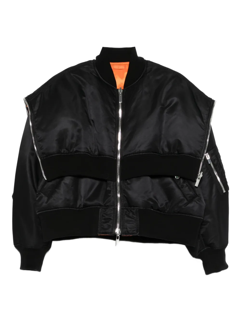 Noir Kei Ninomiya zip detail jacket - Nero