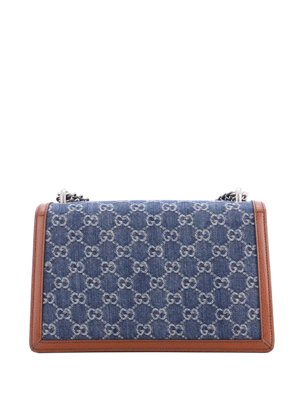 Pre-owned Gucci Dionysus Bag Gg Denim Small Shoulder Bag In Blue