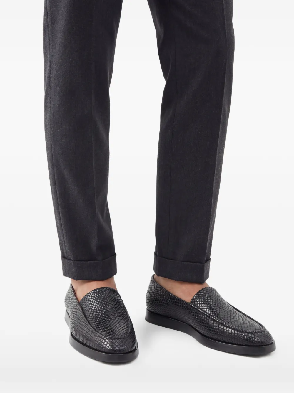 Fear Of God Loafers met reliëf Zwart