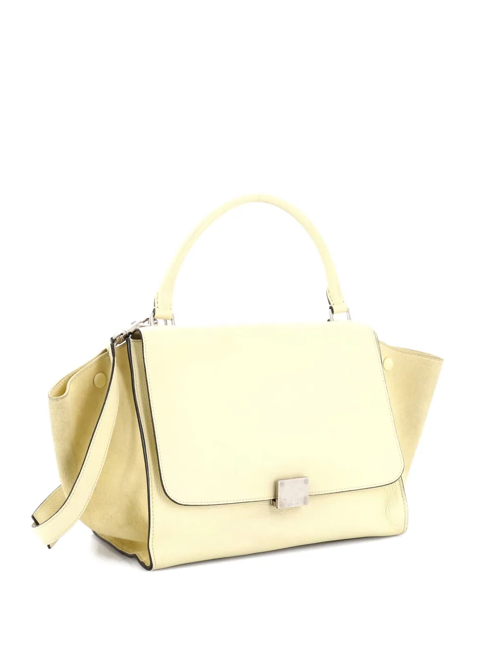 Celine Pre-Owned Trapeze Bag Leather Medium satchel - イエロー