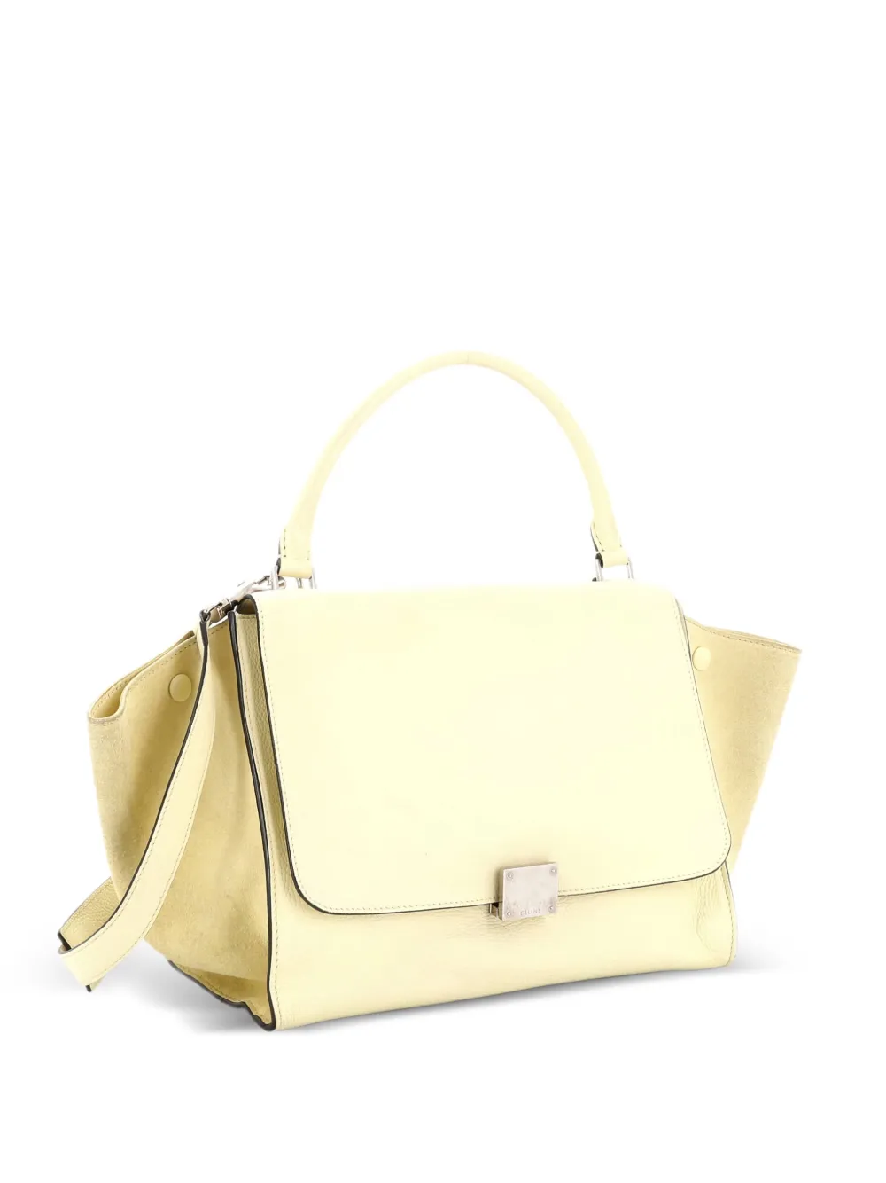 Celine Pre-Owned Trapeze Bag Leather Medium satchel - イエロー Celine Pre-Owned Trapeze Bag Leather Medium satchel - イエロー