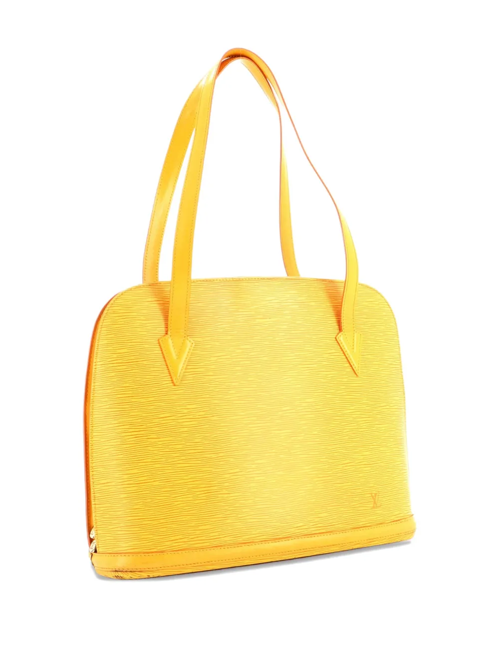 LOUIS VUITTON Pre-owned Lussac Handbag Epi Leather Shoulder Bag In Yellow