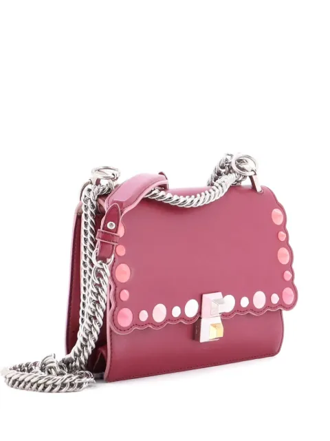 Fendi Pre-Owned Kan I Bag Studded Leather Small shoulder bag