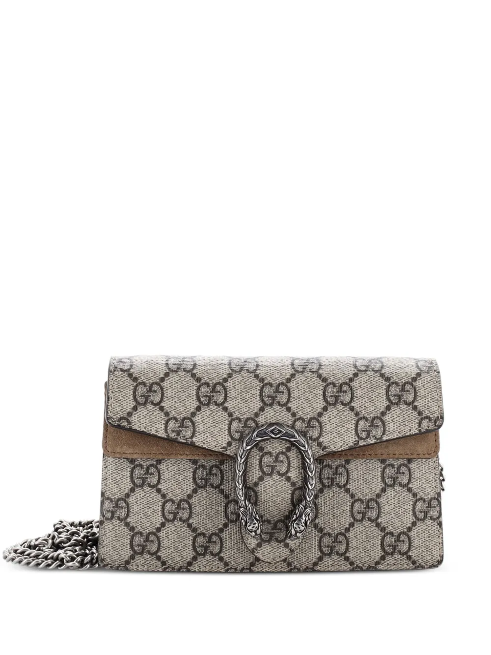 Gucci Pre-Owned Dionysus Bag GG Coated Canvas Super Mini crossbody bag Gucci Pre-Owned Dionysus Bag GG Coated Canvas Super Mini crossbody bag
