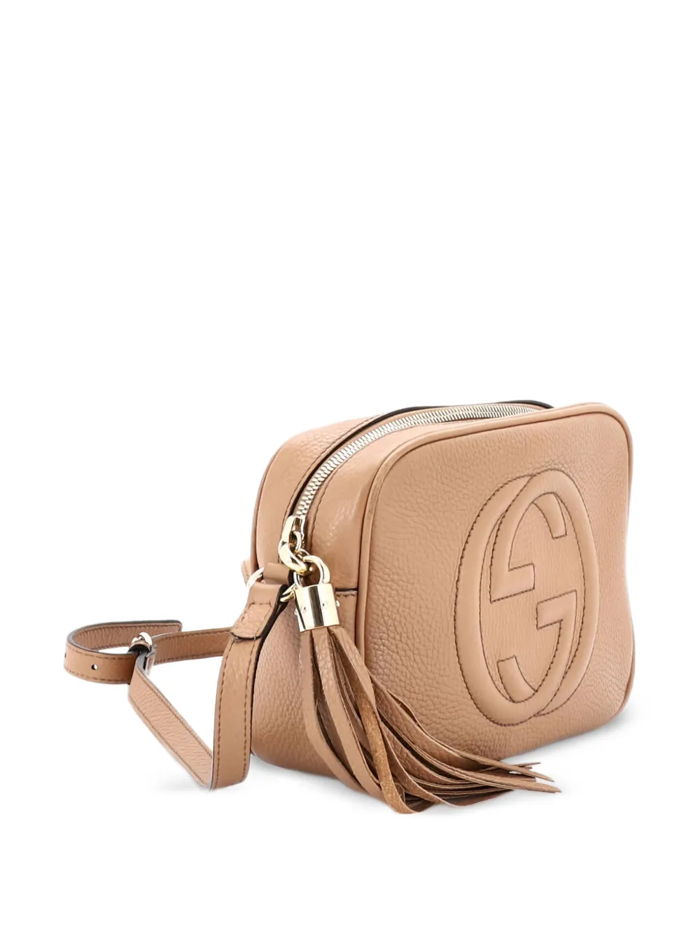 Gucci Pre-Owned Soho Disco Leather Small crossbody bag - ニュートラル Gucci Pre-Owned Soho Disco Leather Small crossbody bag - ニュートラル