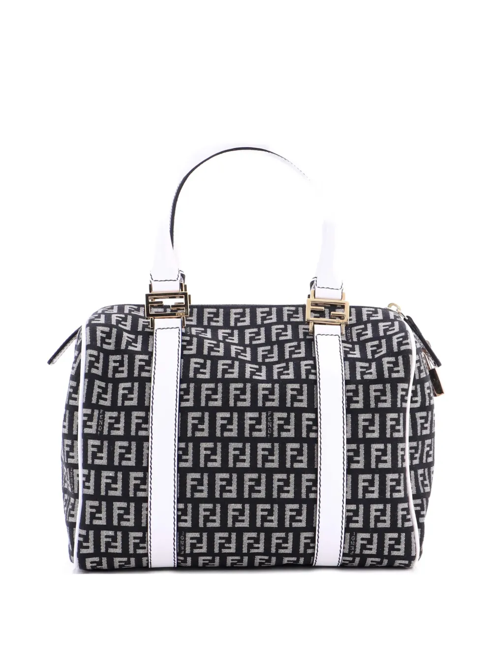 Fendi Pre-Owned Boston Bag Zucchino Canvas Small satchel | Pre-Owned | Image 2
