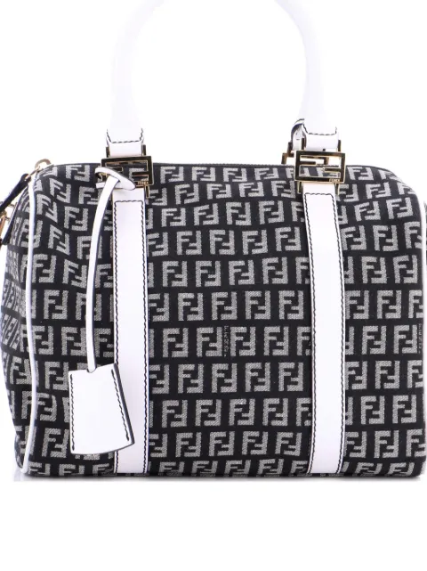 Fendi Pre-Owned Boston Bag Zucchino Canvas Small satchel