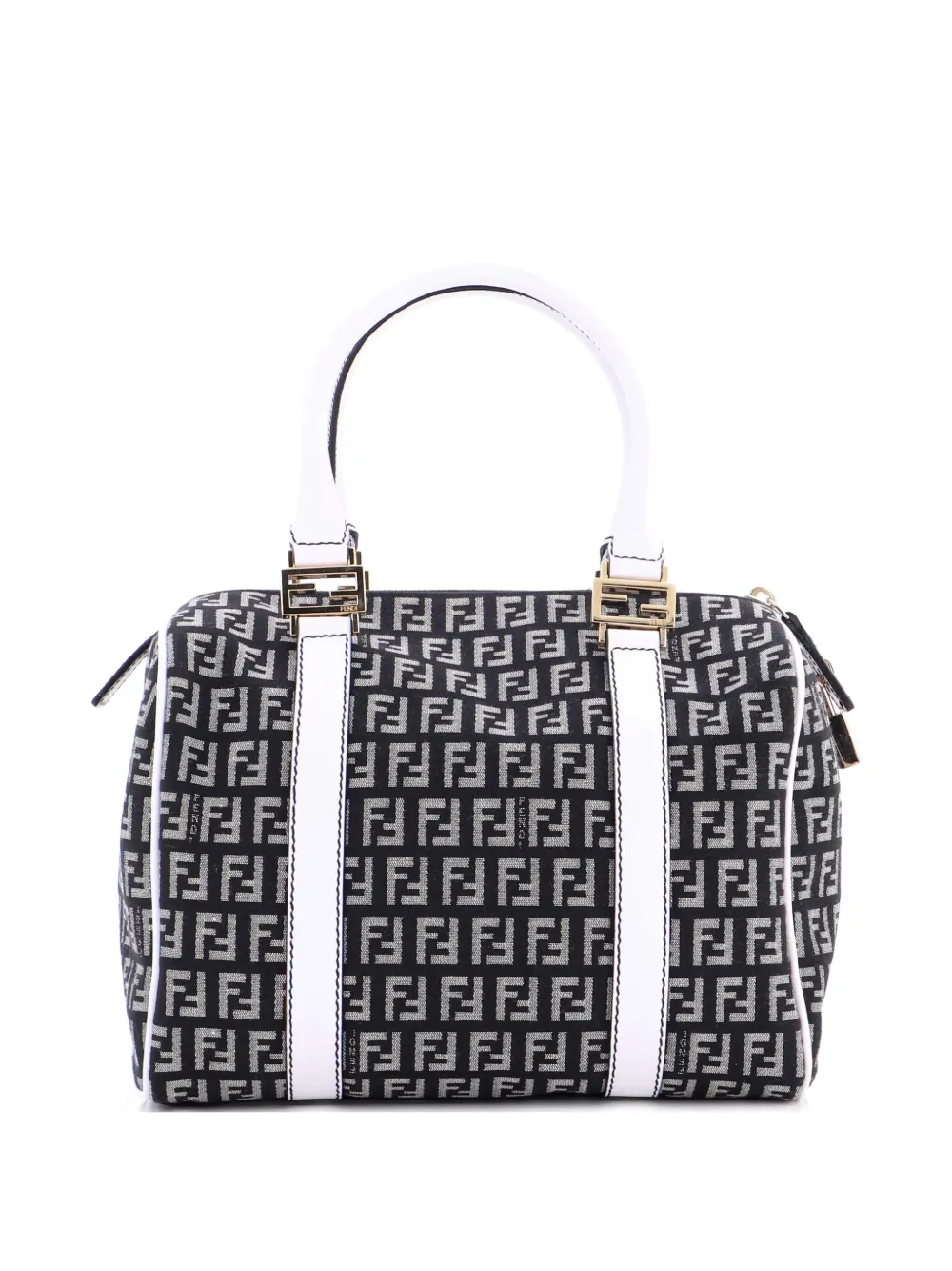 Fendi Pre-Owned Boston Bag Zucchino Canvas Small satchel | Pre-Owned | Image 2