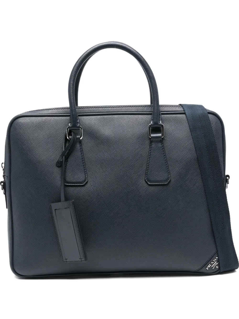 Prada Pre-Owned 2010s leather briefcase | Blue | Image 1