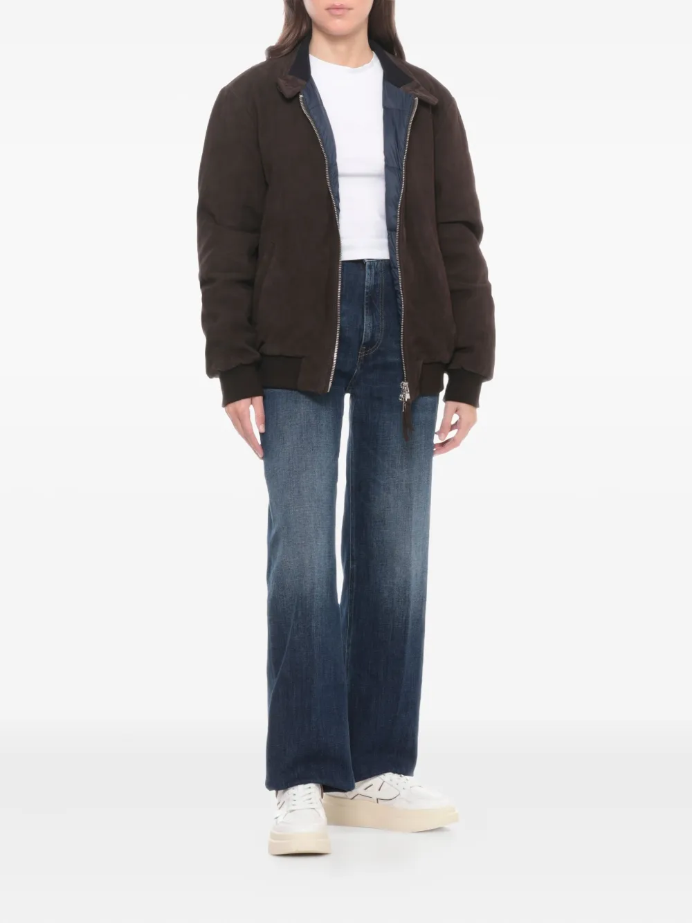 Ash Breathable Round Toe Low Sneakers In White