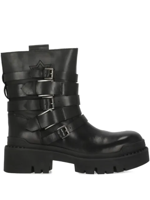 Ash straps buckle boots