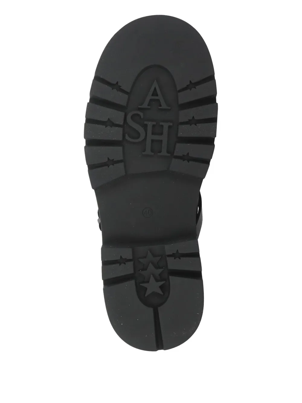 Ash Straps Buckle Boot In Black