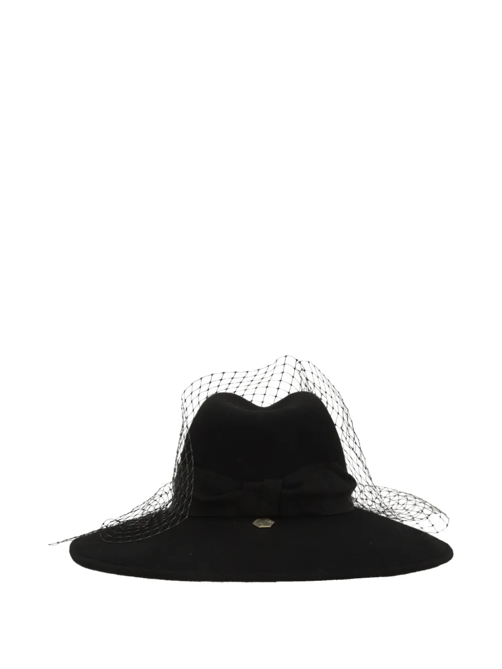  Stephen Jones Bow-detail Fedora Hat - Black 