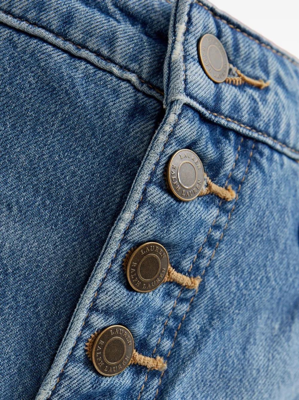 Ralph Lauren Button-fastening Jeans In Blue