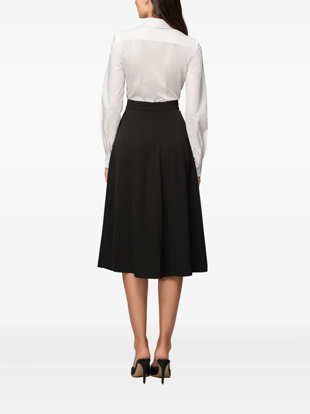 Murmur Diversion hook eye skirt - Zwart