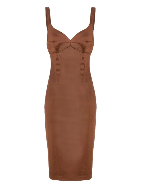 Murmur Haze sweetheart strap dress