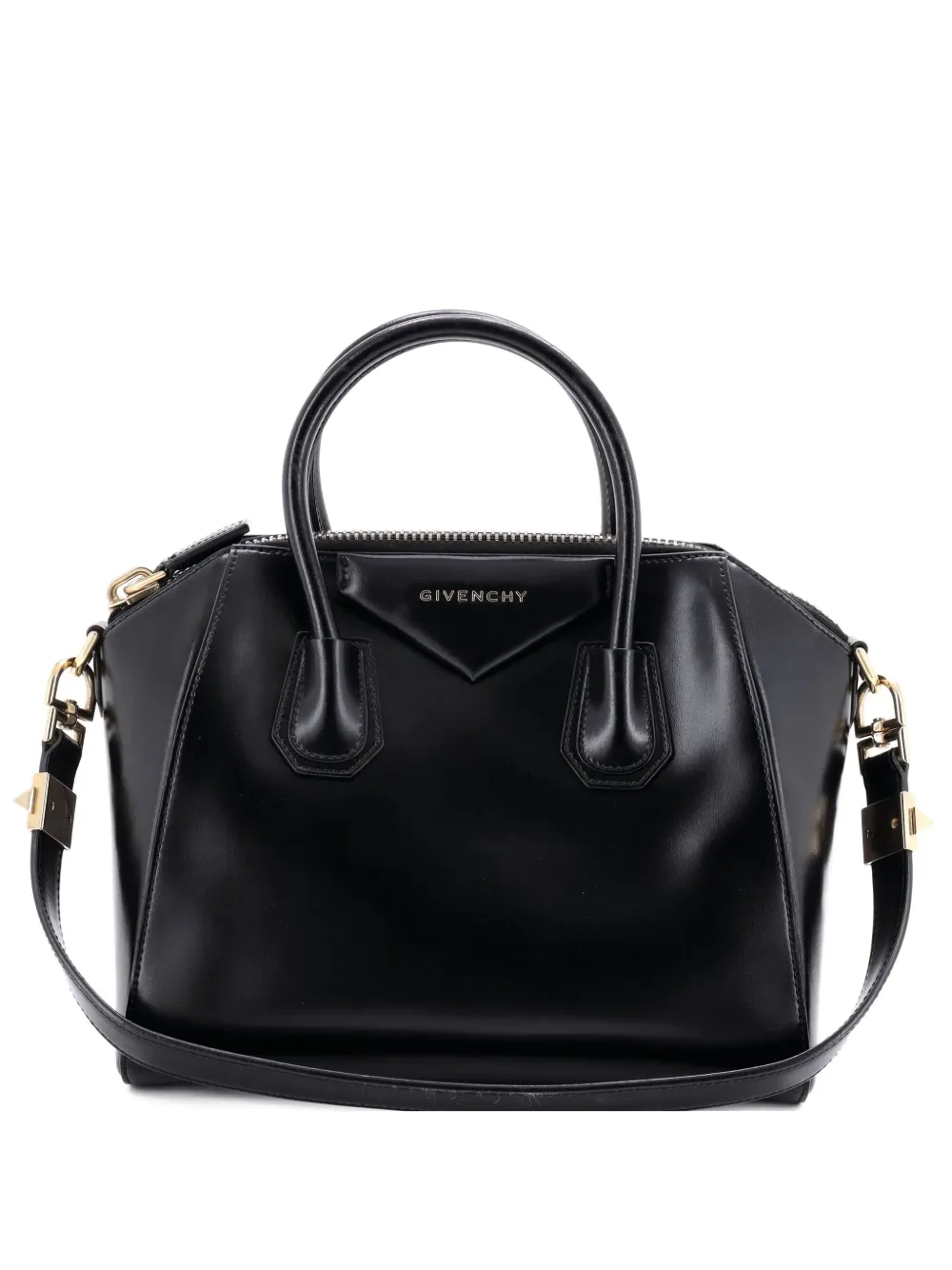 Givenchy Pre-Owned Antigona Bag Glazed Leather Small satchel | Black | Image 1