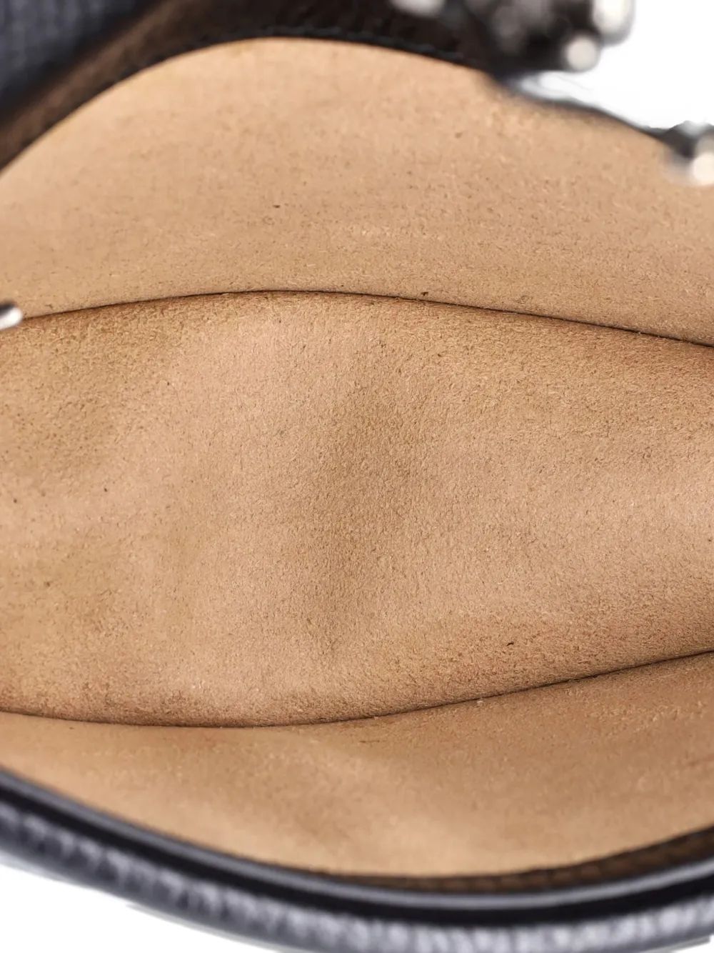 Pre-owned Gucci Dionysus Bag Leather Super Mini Clutch Bag In Black