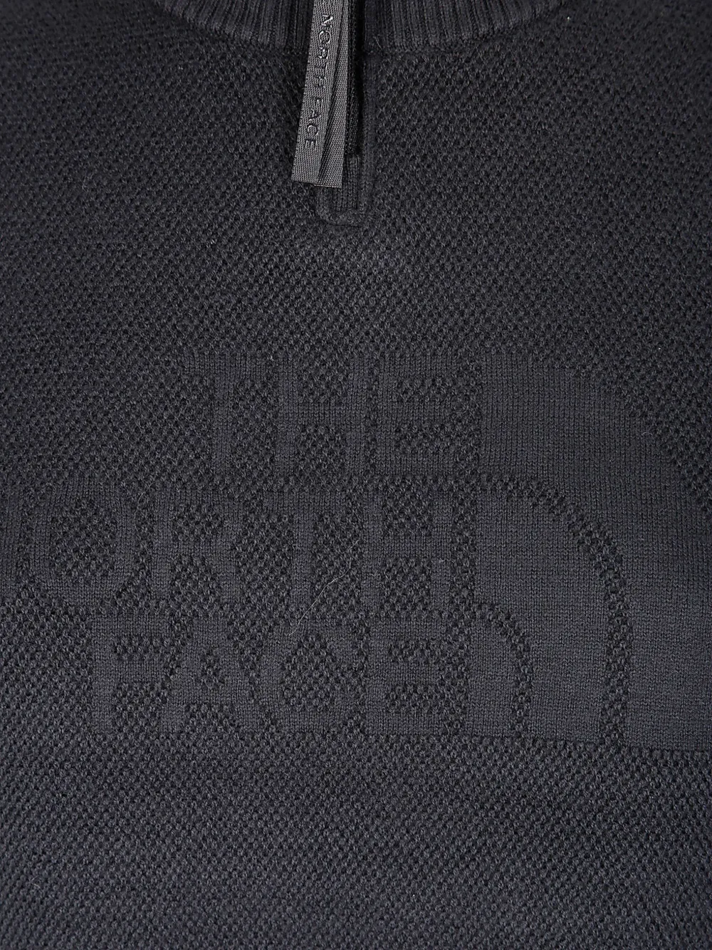 The North Face Zip-neck Sweater In Black