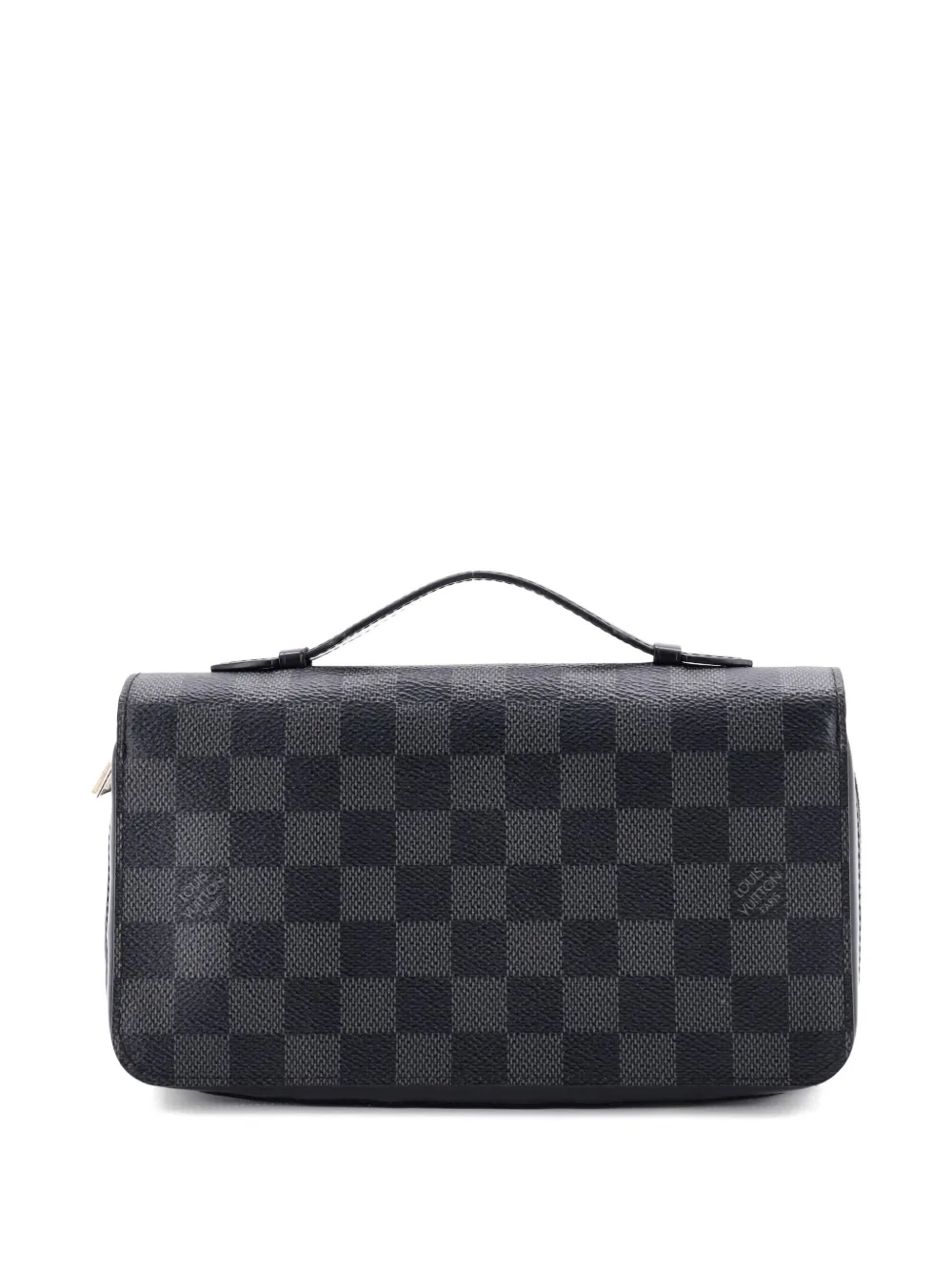 Click to view more detailed imagery on our partner's website Pre-owned Louis Vuitton Zippy Wallet Damier Graphite Xl Small Wallets In Black