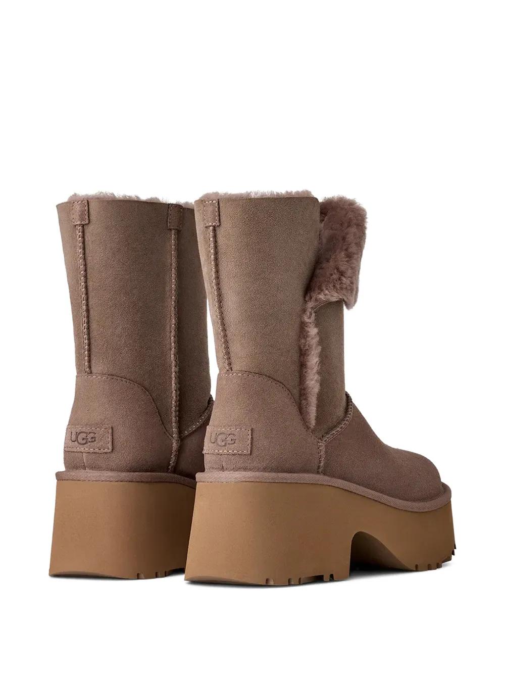 UGG Classic Esmee laarzen met plateauzool Bruin