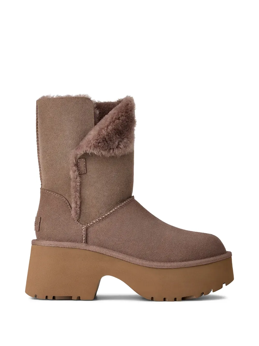 UGG Classic Esmee platform trim boots - Brown