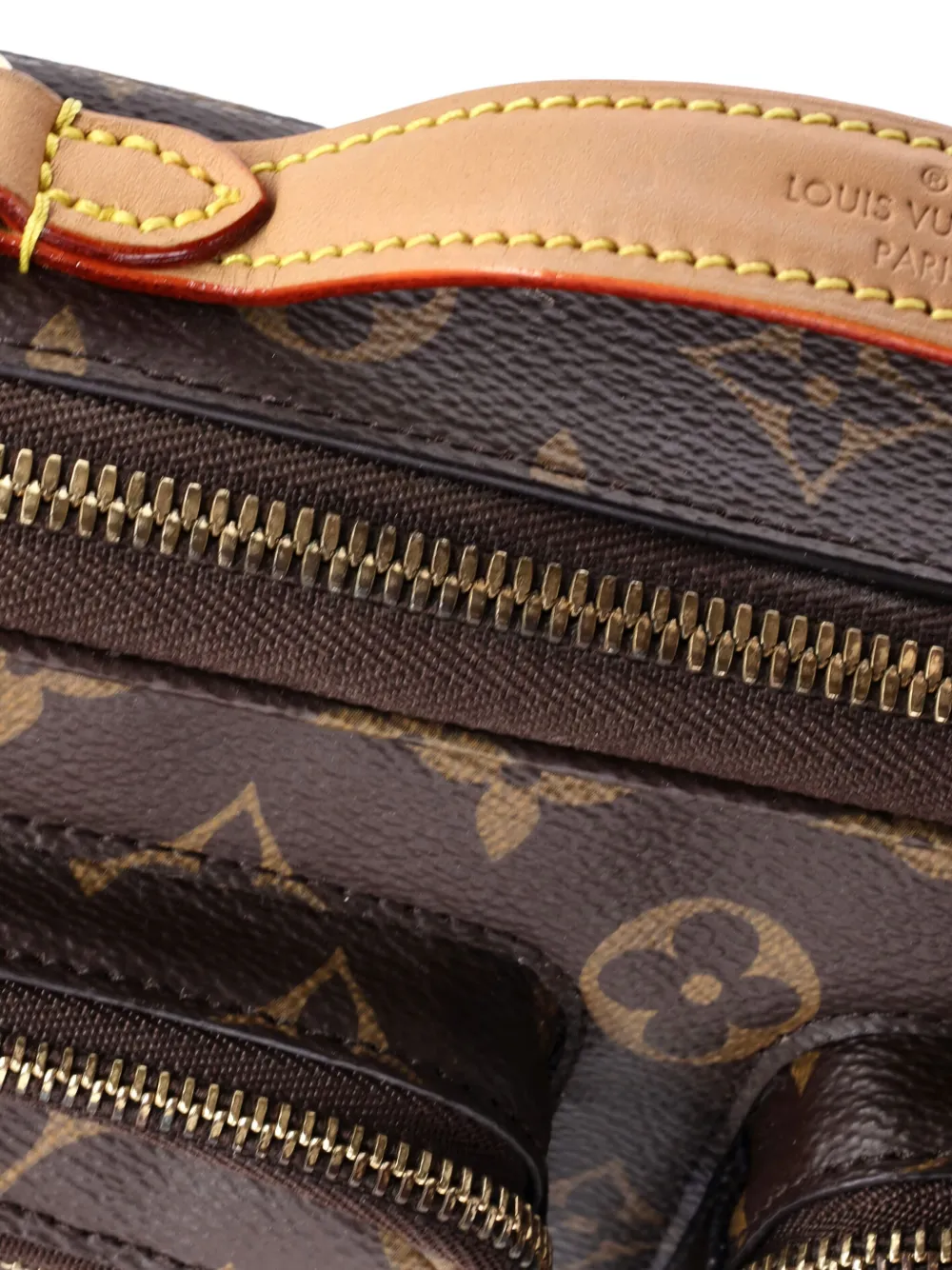 Pre-owned Louis Vuitton Utility Monogram Canvas Crossbody Bag In Brown